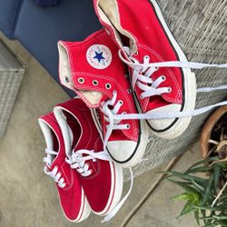 Vans Size 2.5 Converse Size 2