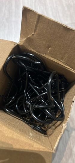 Black Metal S-Hooks Bulk Lot