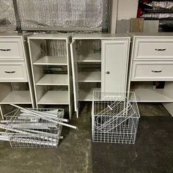 White Storage Closet System 