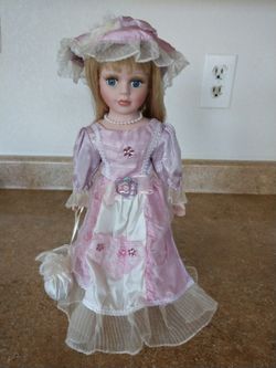 Victorian Rose Collection Porcelain Doll