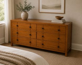 Maria Yee Bento Solid Bamboo 6-Drawer Dresser | Mid-Century Modern