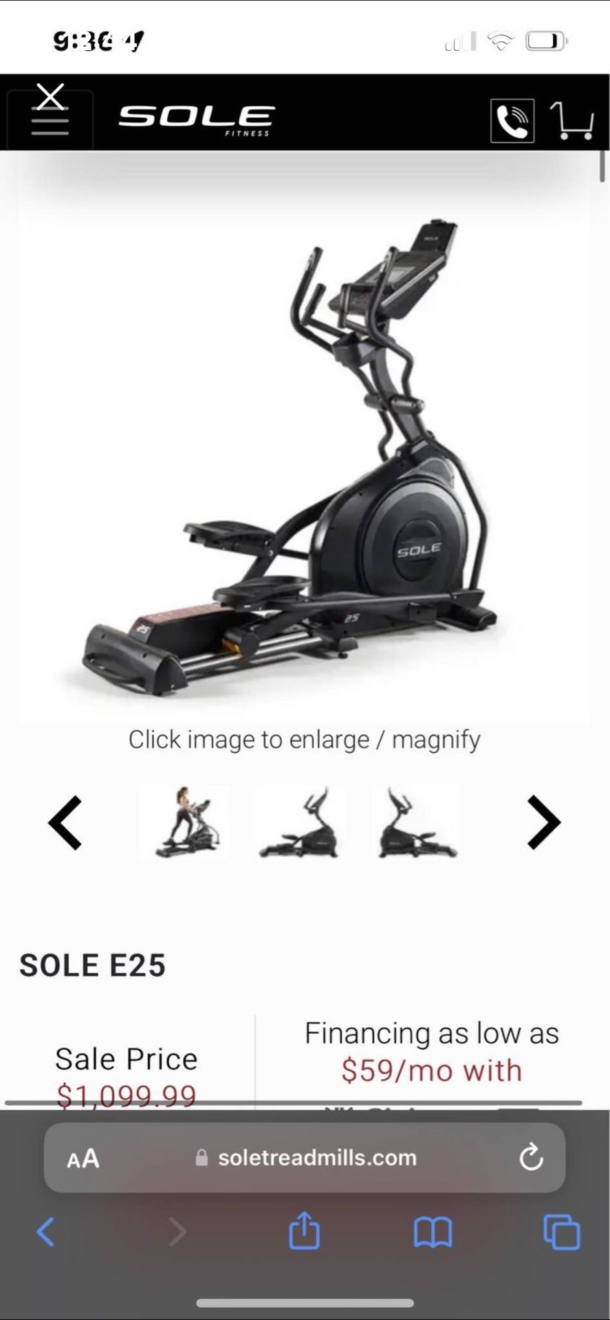 Sole Elliptical