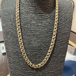 10k Gold Chino Link Chain 24inch, 9MM For A Good Price!!