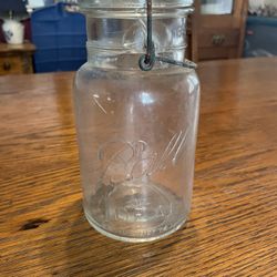 Vintage Ball Jar With Lid
