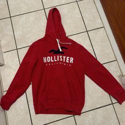 Hollister Hoodie Red Small