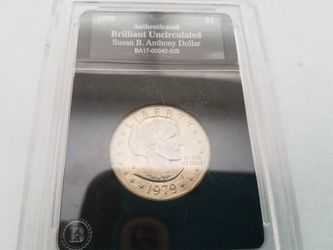 1979 Susan B Anthony dollar ( authenticated)