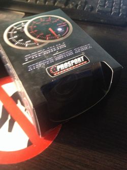 Pro sport Evo gauge 52 mm white and green (new never use!)