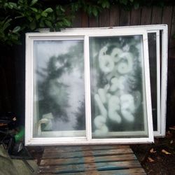 60  X 53.5 Inch Vinyl Window