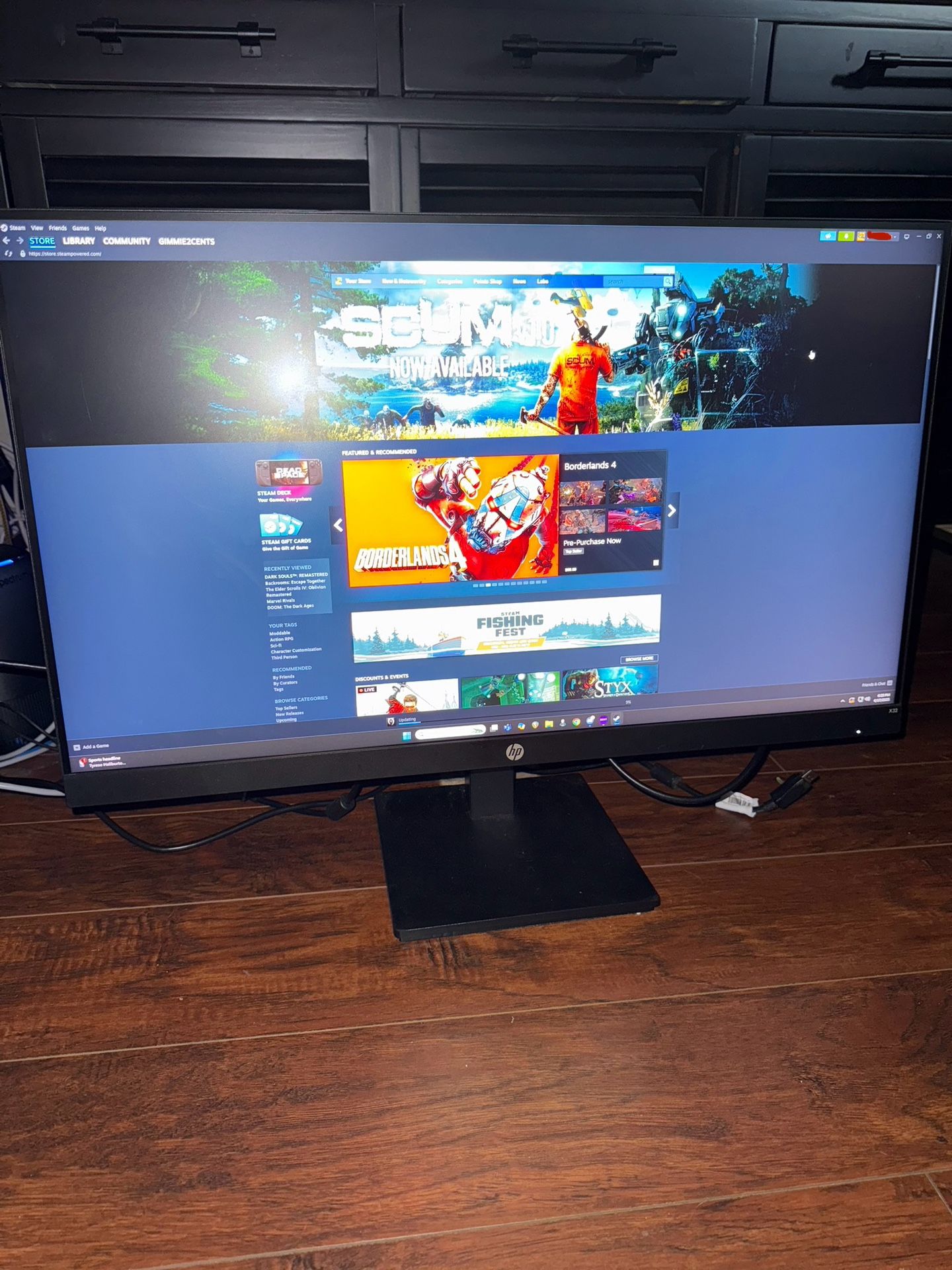 GAMING MONITOR 32” 1440p 144hz
