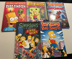 Simpsons Bart Simpson comics and books, lot of 9