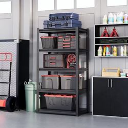 47.2"W x 18"D x 78"H Heavy Duty 5-Tier Metal Shelving Unit for Garage, Basement, Kitchen, Pantry, Closet