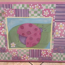 Ladybug Kid’s Room Wall Art