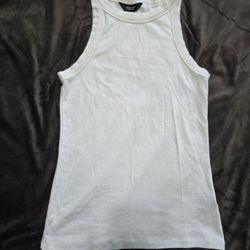 Simply Vera Vera wang ladies Large white tank top
