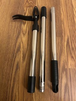 Stainless Steel Stand-Up Weed Pooler Tool