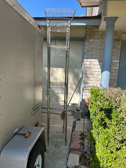 Metal shelf