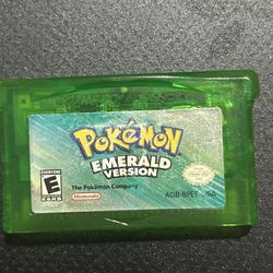 Pokemon Emerald Version Nintendo Gameboy Advance Cartridge