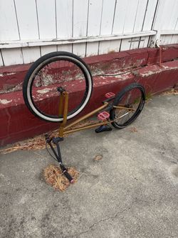 24' inch brown bmx bike