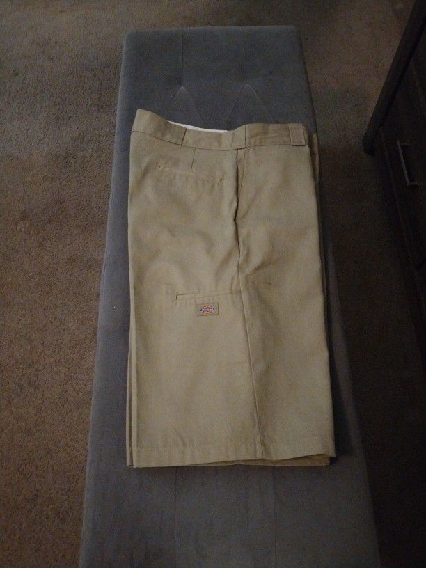 Tan Dickies Shorts For Men