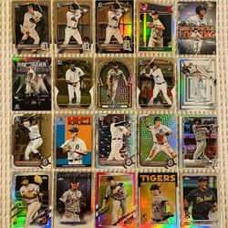 Detroit Tigers 40 Card Baseball Lot! Rookies, Prospects, Refractors, Prizms, Autographs, Relics, Memorabilia, Short Prints, Variations & More!