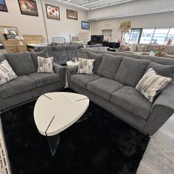 2 PC SOFA AND LOVESEAT 