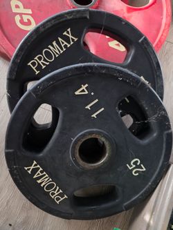 2 - 25lb plates
