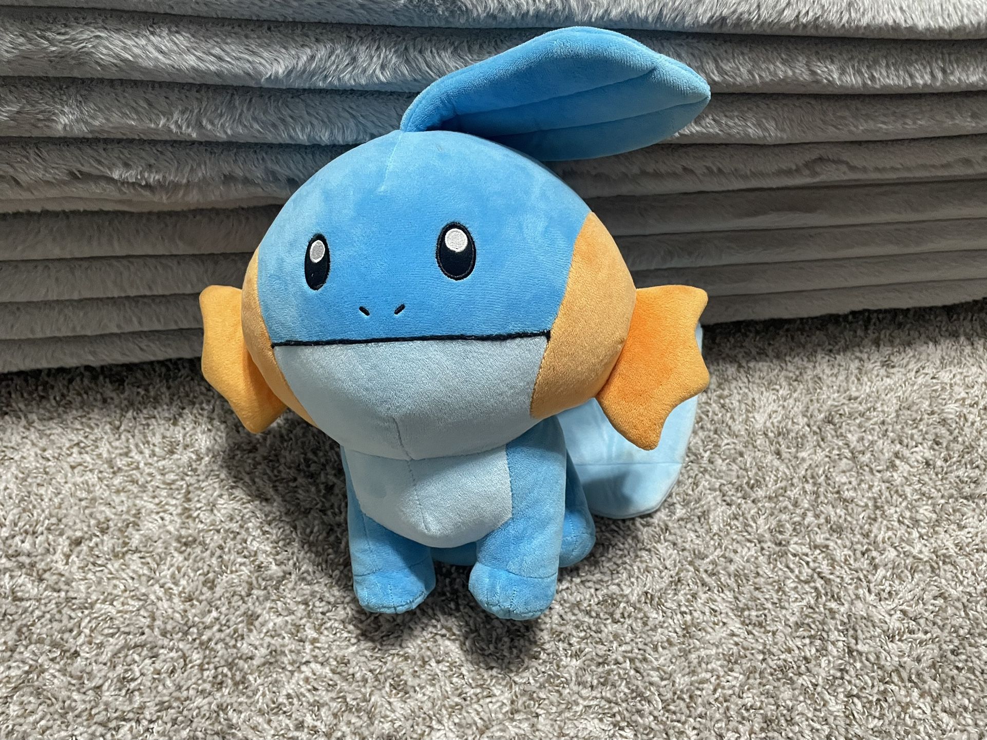Build A Bear Pokemon Mudkip Plush Stuffed Animal No Sound Rare BAB