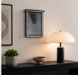 Home-1980s Bulova Modernist Quartz Wall Clock