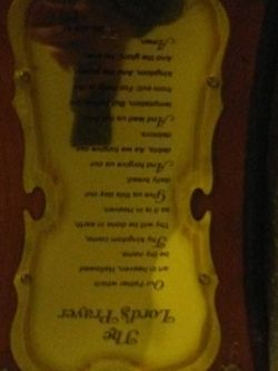 Antique Ten Commandments sign