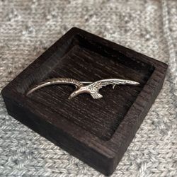Vintage Sterling Silver Bird Brooch 