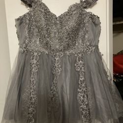 Grey Dama Dress