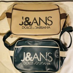 🔥🔥 RARE VINTAGE J&ANS x Dolce & Gabbana BAG BUNDLE 💼✨ (2-PIECE SET) 🔥🔥