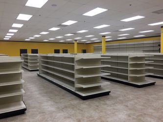 Gondola shelving / store fixtures / store shelving