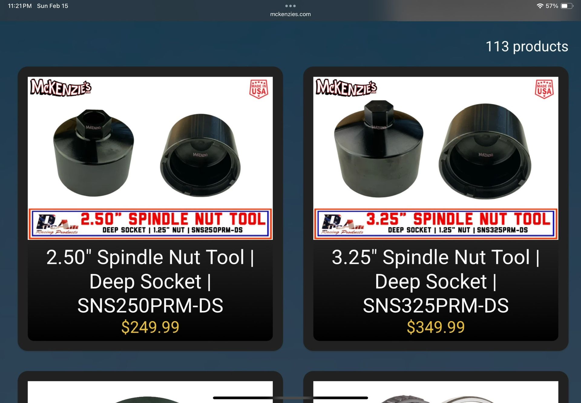 2.5 “ & 3.25” PRO AM Spindle Nut Wrench For Hubs