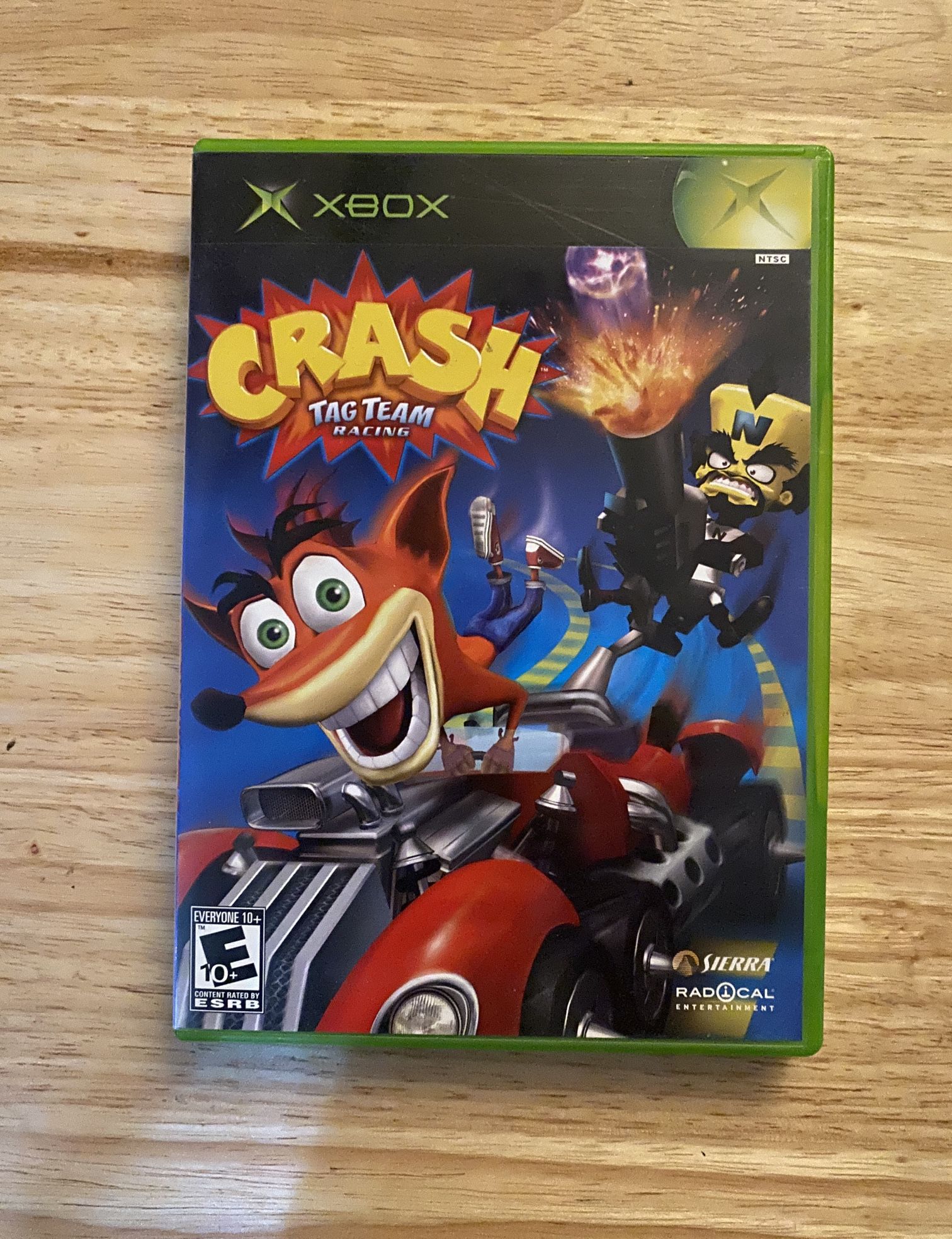 Crash Tag Team Racing Xbox Cib