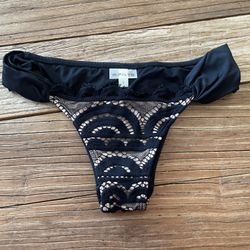 New Pilyq Swim Designer Bikini Bottoms Small