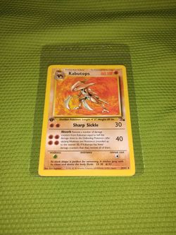 1999 Pokemon - Kabutops Game Card - 24/62