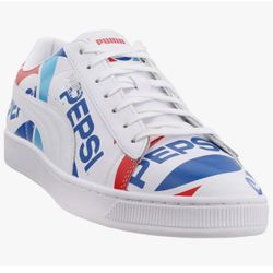Pepsi x Puma Basket 'White Blue' Size 13