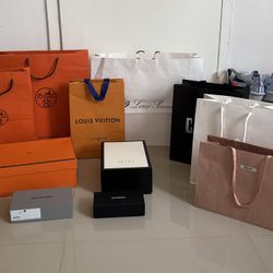 Bundle of CHANEL LORO PIANA KITH HERMES LV MIU MIU Shoppers & Boxes