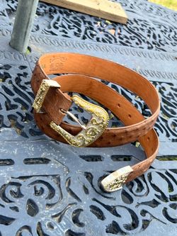 Don cucos ostrich belt