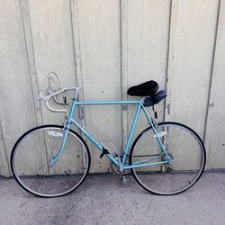 Vintage Light Blue Shimano Road Bike