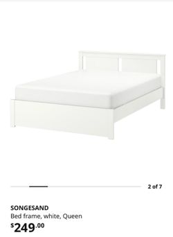 Bed with night stand for sale