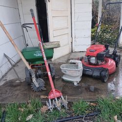 Lawn Mower And Tools
