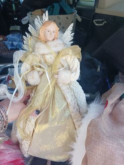 GORGEOUS NEW ANGEL TREE TOPPER 5 GINAL PRICE