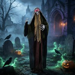 skeletons ghost Halloween decoration