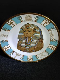 Vintage Treasures Of Tutankhamun 1(contact info removed) Boehm Limited Edition Plate