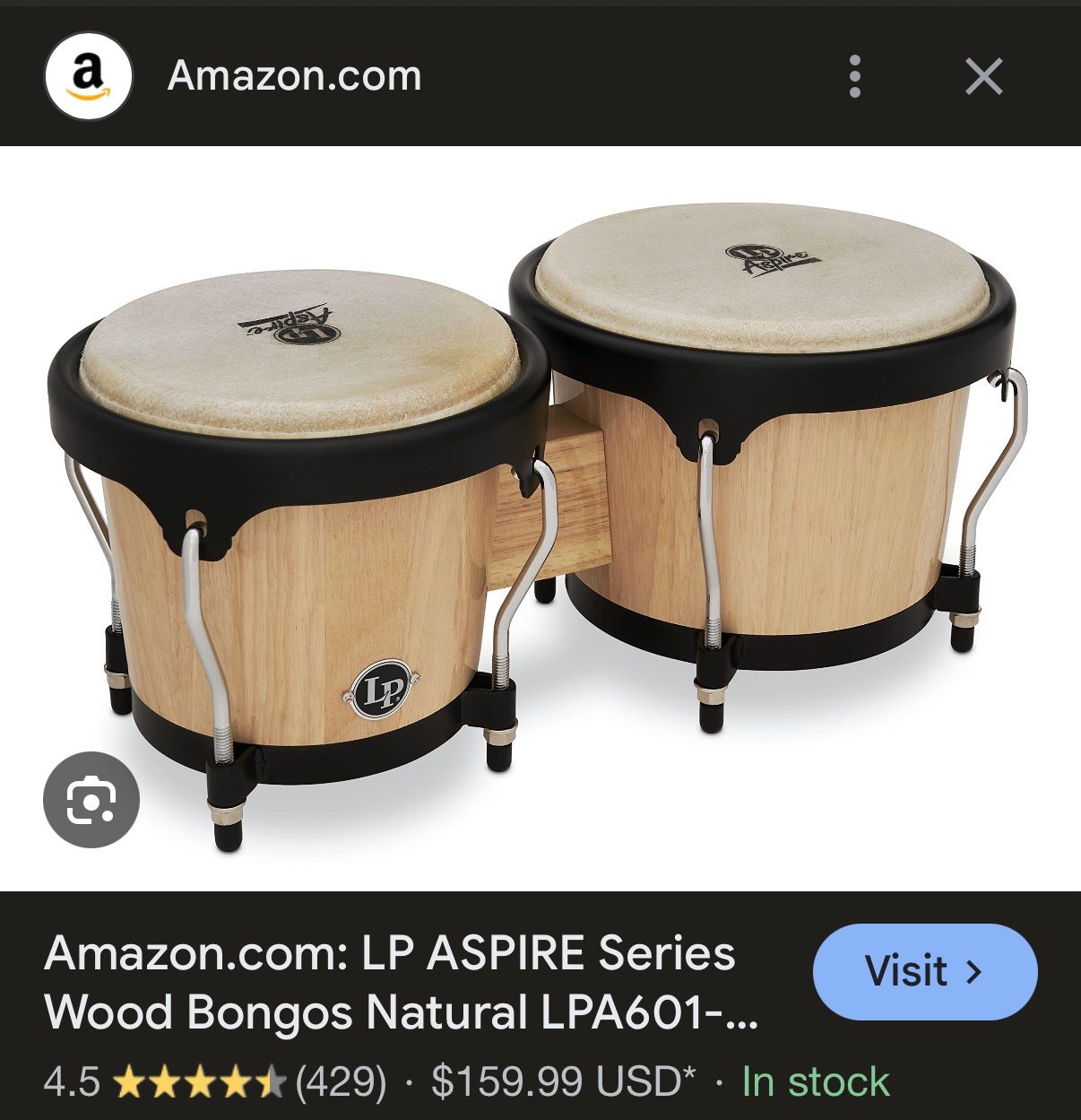 LP Bongos With Stand