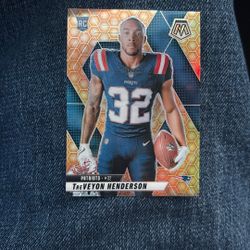 2025 Rookie Treyvon Henderson Honeycomb Prizm