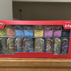 Prismatic Evolutions 8-Pack Mini Tins Costco