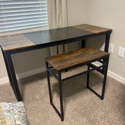 Desk Set with Matching Bench