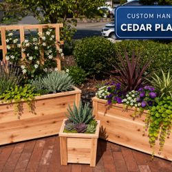 Handmade Cedar Planters (Multiple Sizes)